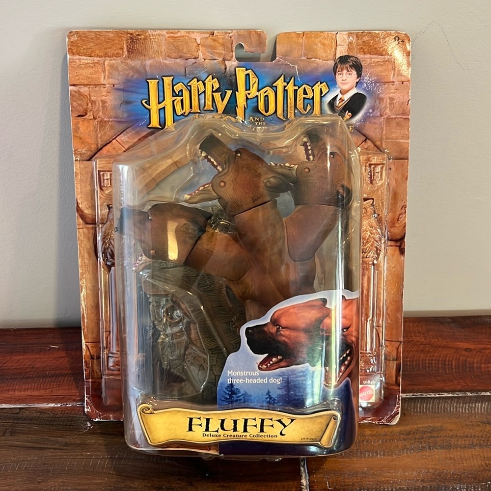 🧙‍♂️New 2001 Mattel Harry Potter Sorcerer's Stone Deluxe Creature Fluffy Figure